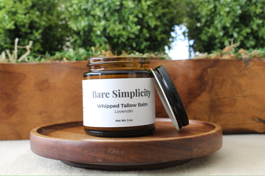 Lavender Tallow Balm | Grass-Fed Skincare | Calming Moisturizer